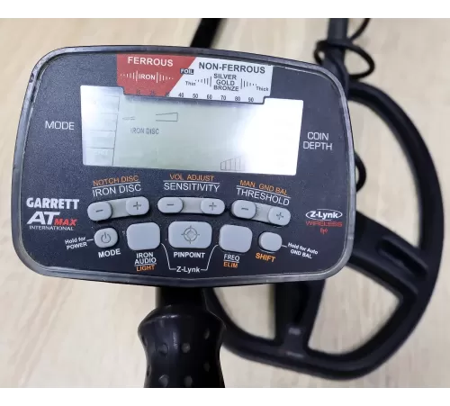 Б/У Металлоискатель Garrett AT MAX с беспроводными наушниками MS-3 купить в Минске, Беларуси
