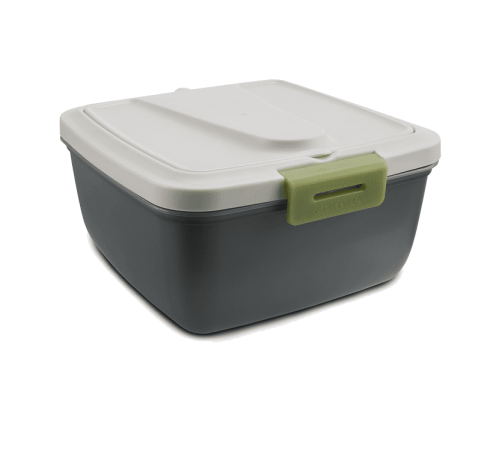 Ланчбокс с раздельными секциями серо-зелёный в Минске, Беларуси