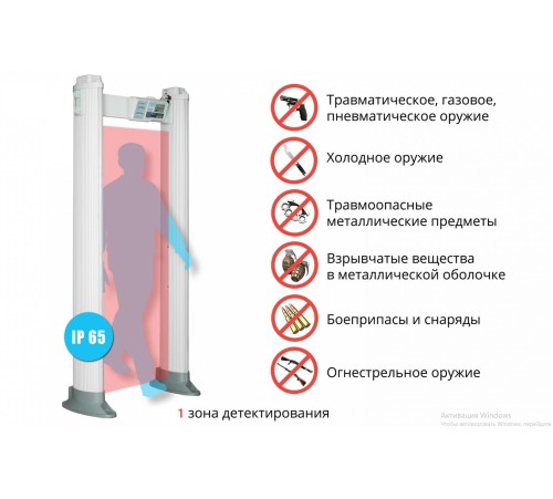 Арочный металлодетектор БЛОКПОСТ РС X 100 купить в Минске, Беларуси