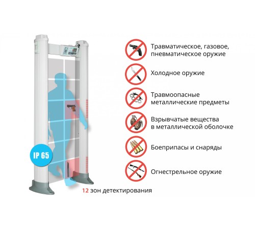 Арочный металлодетектор БЛОКПОСТ РС X 1200 M K купить в Минске, Беларуси