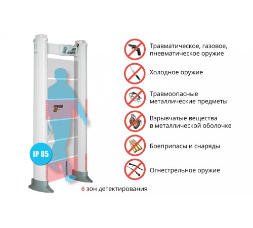 Арочный металлодетектор БЛОКПОСТ РС X 600 M K купить в Минске, Беларуси