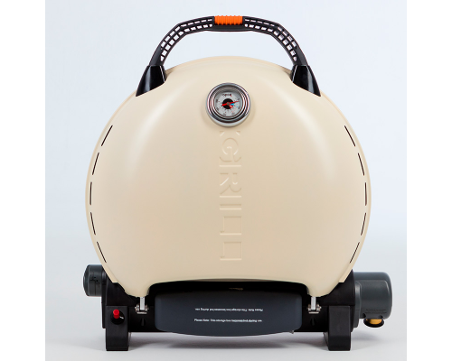 Портативный газовый гриль O-grill 700T кремовый (в комплекте адаптер тип А)