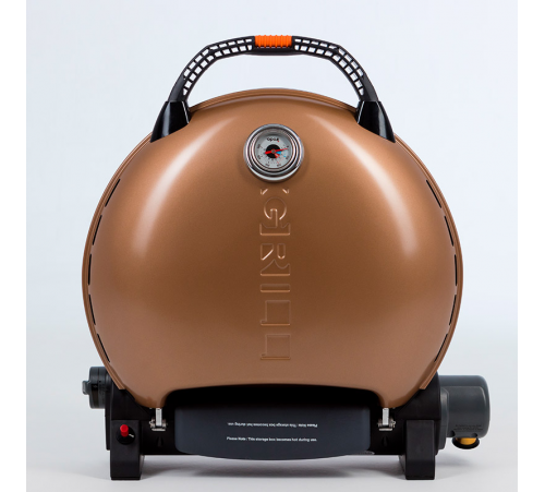 Купить Портативный газовый гриль O-grill 700T золотой (в комплекте адаптер тип А) в Минске, Беларуси