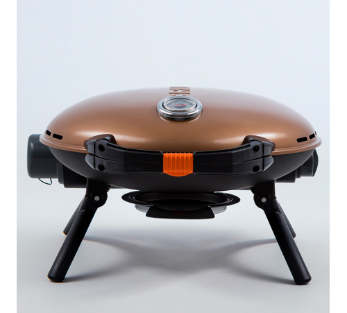 Купить Портативный газовый гриль O-grill 700T золотой (в комплекте адаптер тип А) в Минске, Беларуси
