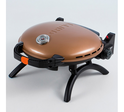 Купить Портативный газовый гриль O-grill 700T золотой (в комплекте адаптер тип А) в Минске, Беларуси
