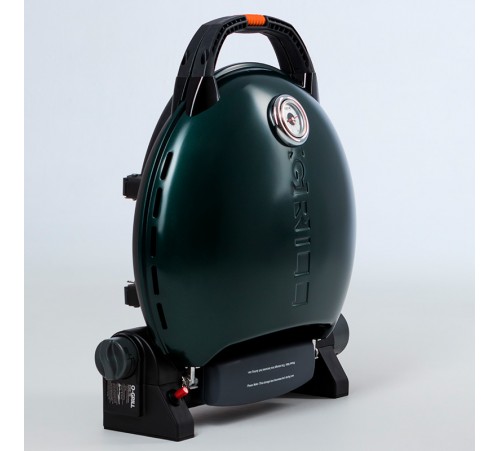 Купить Портативный газовый гриль O-grill 700T bicolor black-green (в комплекте адаптер тип А) в Минске, Беларуси
