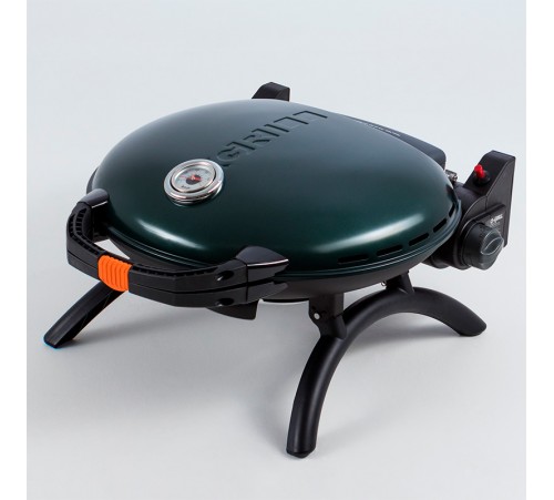 Купить Портативный газовый гриль O-grill 700T bicolor black-green (в комплекте адаптер тип А) в Минске, Беларуси
