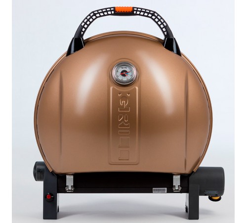 Купить Портативный газовый гриль O-grill 900МT bicolor black-gold (в комплекте адаптер тип А) в Минске, Беларуси