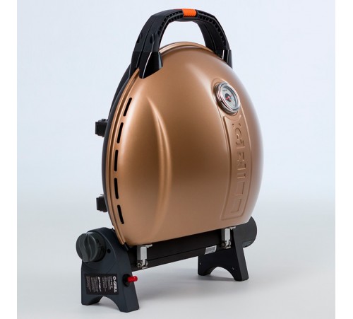 Купить Портативный газовый гриль O-grill 900МT bicolor black-gold (в комплекте адаптер тип А) в Минске, Беларуси
