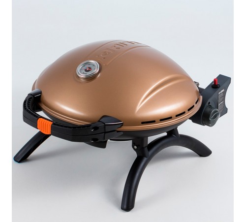 Купить Портативный газовый гриль O-grill 900МT bicolor black-gold (в комплекте адаптер тип А) в Минске, Беларуси