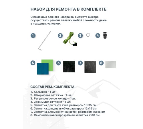 Шатёр автоматический RSP Angle 7 Automatic (синий) купить в Минске или с доставкой по Беларуси