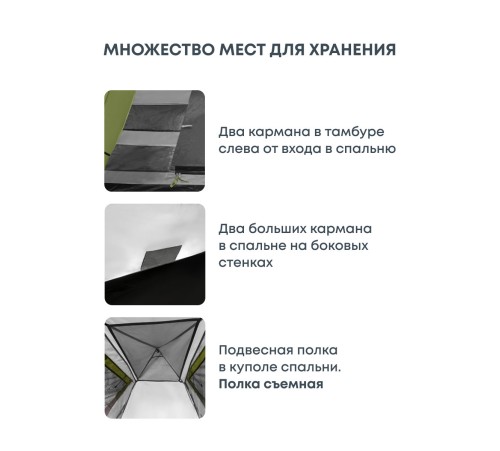 Палатка 2-местная RSP Deep 2 (оливково-зелёный) купить в Минске или с доставкой по Беларуси!