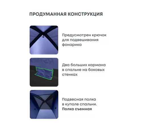 Палатка 2-местная RSP Hill 2 (синий) купить в Минске или с доставкой по Беларуси!