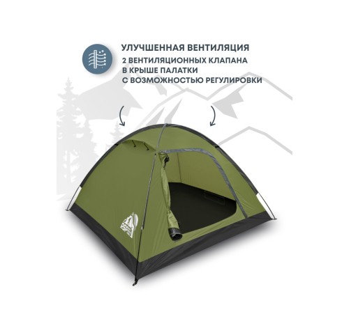 Палатка 3-местная RSP Kold 3 (оливково-зелёный) купить в Минске или с доставкой по Беларуси!