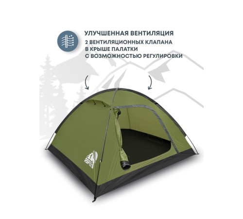 Палатка 4-местная RSP Kold 4 (оливково-зелёный) купить в Минске или с доставкой по Беларуси!