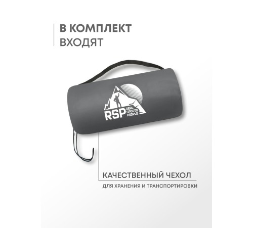Самонадувающийся коврик RSP Sunny 38 (серый) купить в Минске или с доставкой по Беларуси