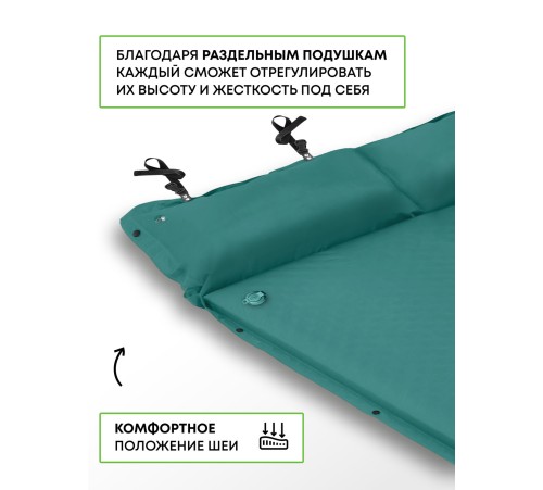 Самонадувающийся коврик RSP Sunny 50 AUTO (зелёный) купить в Минске или с доставкой по Беларуси