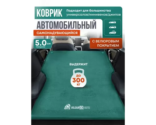 Самонадувающийся коврик RSP Velour 50 Auto (зелёный)
