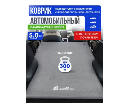 Самонадувающийся коврик RSP Velour 50 Auto (серый)
