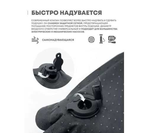 Самонадувающаяся подушка RSP Sweet (Светло-синяя) купить в Минске или с доставкой по Беларуси