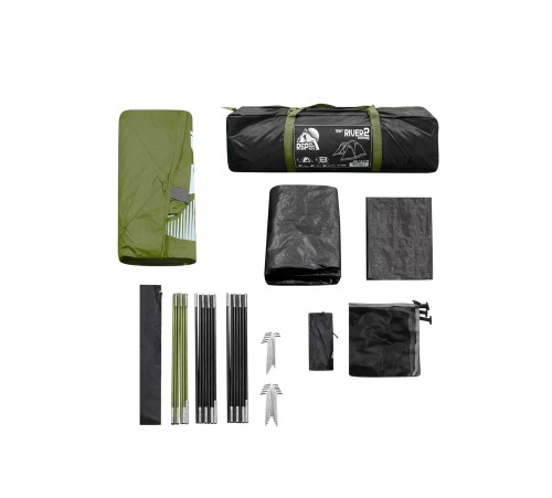 Палатка 2-местная RSP River 2 (оливково-зелёный) купить в Минске или с доставкой по Беларуси!