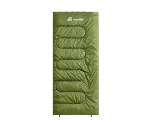 Спальный мешок RSP Breeze 250 L (зелёный, 190*75см, молния слева)