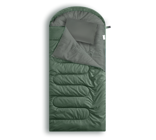 Спальный мешок RSP Sleep 250 BIG L (зелёный, 225*90см, молния слева) купить в Минске или с доставкой по Беларуси