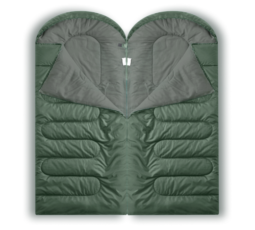 Спальный мешок RSP Sleep 250 BIG L (зелёный, 225*90см, молния слева) купить в Минске или с доставкой по Беларуси
