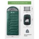 Спальный мешок RSP Sleep 250 L (зелёный, 220*80см, молния слева) купить в Минске или с доставкой по Беларуси