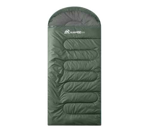 Спальный мешок RSP Sleep 450 BIG R (зелёный, 225*90см, молния справа) купить в Минске или с доставкой по Беларуси