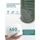 Спальный мешок RSP Sleep 450 BIG R (зелёный, 225*90см, молния справа) купить в Минске или с доставкой по Беларуси