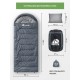 Спальный мешок RSP Sleep 450 R RipStop 2024 (серый, 220*75см, молния справа) купить в Минске или с доставкой по Беларуси