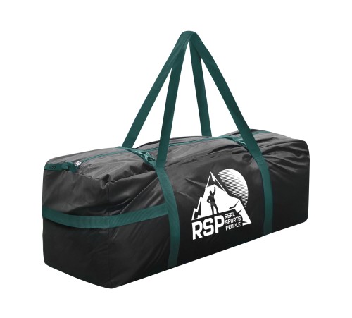 Сумка RSP Duffel M для палатки и снаряжения (60*20*20см, чёрная с зелёной стропой) купить в Минске или с доставкой по Беларуси!