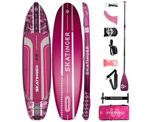 Cапборд Skatinger Leaf Striker Pink