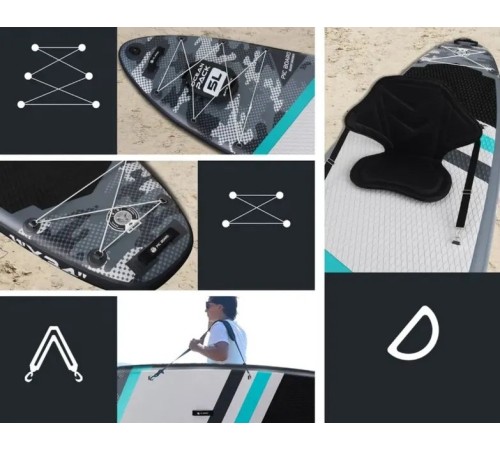 Cапборд Skatinger Camouflage Grey купить в Минске или с доставкой по Беларуси