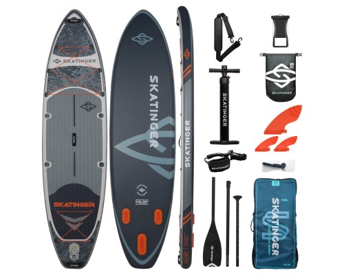 Сапборд Skatinger Water Ripper Gray