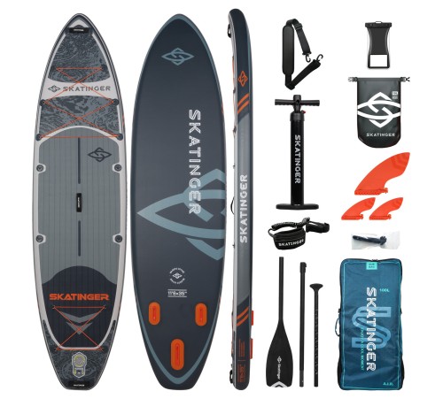 Сапборд Skatinger Water Ripper Gray купить в Минске или с доставкой по Беларуси