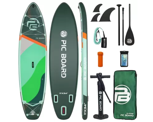 Сапборд Pic Board Water Green Wave Flow 11'