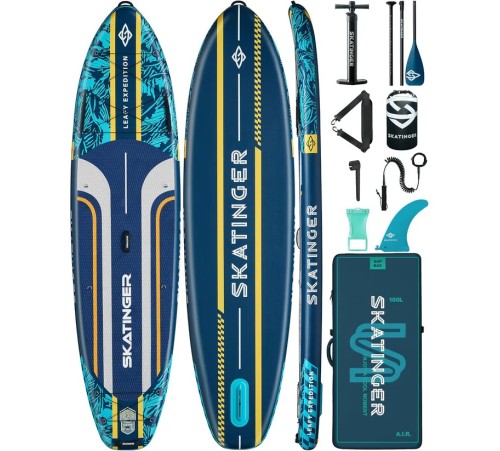 Сапборд Skatinger Leafy Expedition Blue купить в Минске или с доставкой по Беларуси