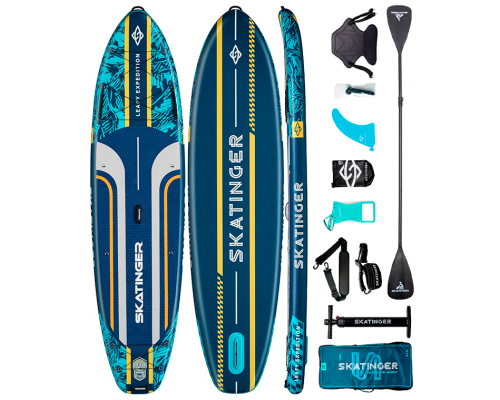 Сапборд Skatinger Leafy Expedition Blue