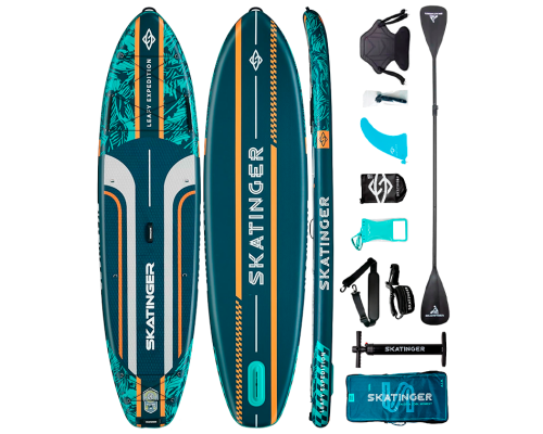 Сапборд Skatinger Leafy Expedition Green