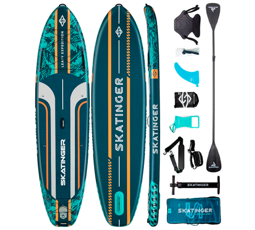 Сапборд Skatinger Leafy Expedition Green купить в Минске или с доставкой по Беларуси