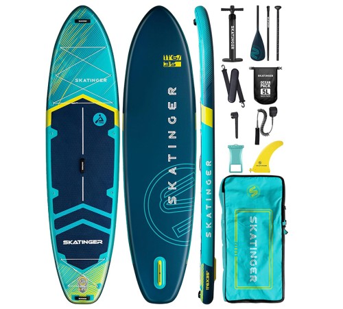 Сапборд Skatinger Prana Light Blue Base купить в Минске или с доставкой по Беларуси