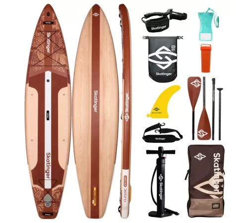 Сапборд Skatinger Waverider Light Brown 12’6″ купить в Минске или с доставкой по Беларуси