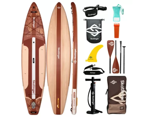 Сапборд Skatinger Waverider Light Brown 12’6″