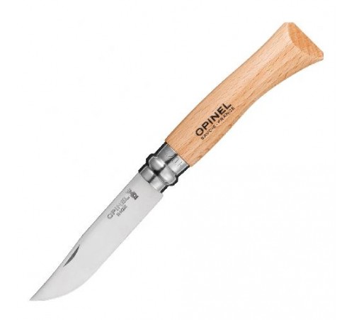 Нож Opinel №7, нержавеющая сталь, рукоять из бука, блистер купить в Минске, Беларуси