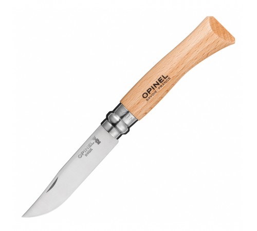 Нож Opinel №7, нержавеющая сталь, рукоять из бука, блистер купить в Минске, Беларуси