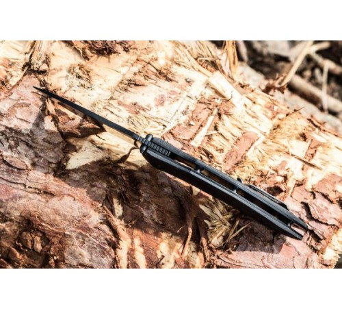 Складной туристический нож Kizlyar Supreme Zedd AUS-8 Black Titanium