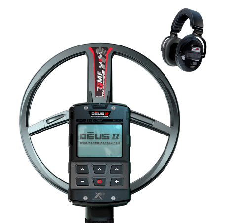 XP Deus II с блоком управления, катушкой 28 FMF и наушниками WSAIIXL